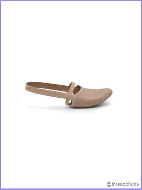 Leather Pirouette II Dance Shoe Half Sole Elastic Pull-On